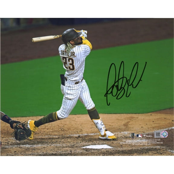 Fernando Tatis Jr. San Diego Padres Autographed 8" x 10" Hitting Photograph - Fanatics Authentic Certified