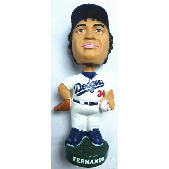 Fernando Valenzuela Signed Autographed Bobblehead Dodgers 2001 JSA WB509859
