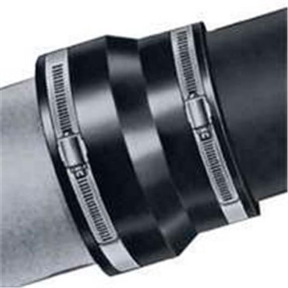 Fernco 1003-44 Ductile Iron Coupling, 4" X 4"