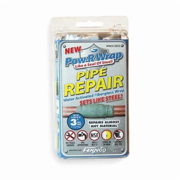 Fernco Pipe Repair Kit,3"W x 132"L,Gray FPW3132CS