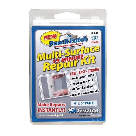 Fernco 4 in. Fiberglass Multi-Surface Repair Kit