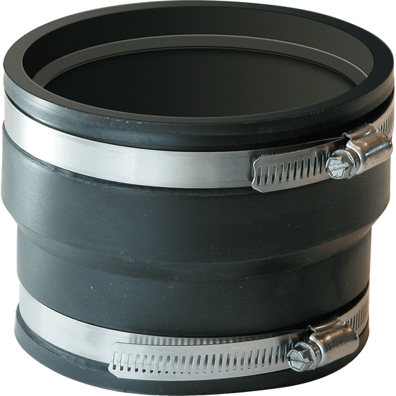 Fernco Corrugated to PVC Connector - Single Pack Residential Use, Standard Application