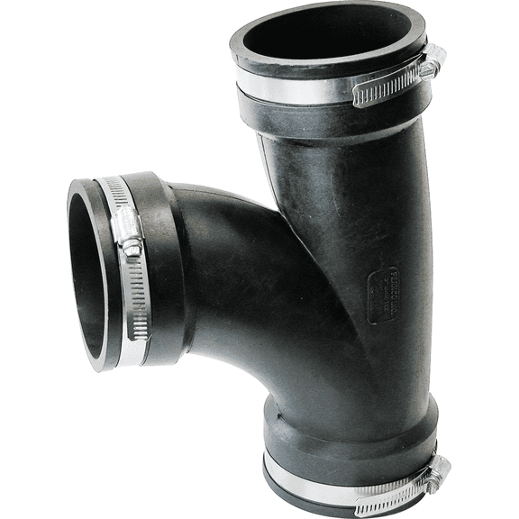 Fernco Flexible PVC Repair Tee - Single Pack Residential Use, Standard Application
