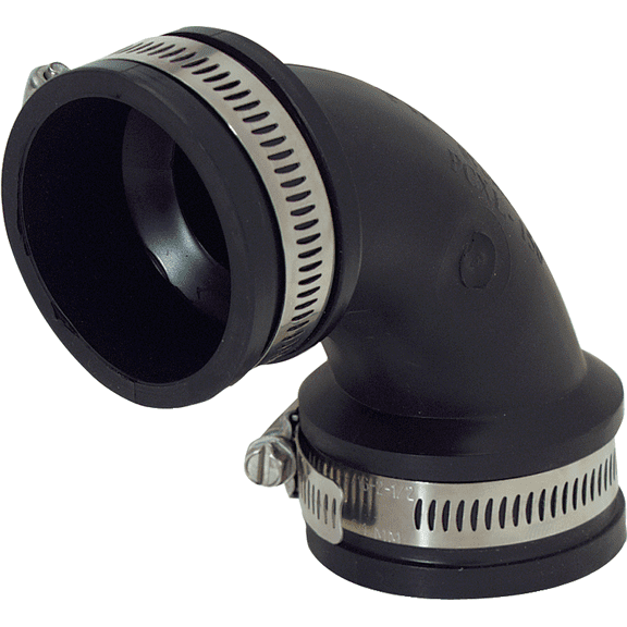 Fernco Flexible Repair PVC Sewer & Drain Elbow - Single Pack