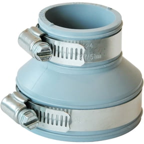 Fernco Pipe Coupling PDTC-215 - 2 Inch, Smooth Finish, Durable 2in Pipe Coupler