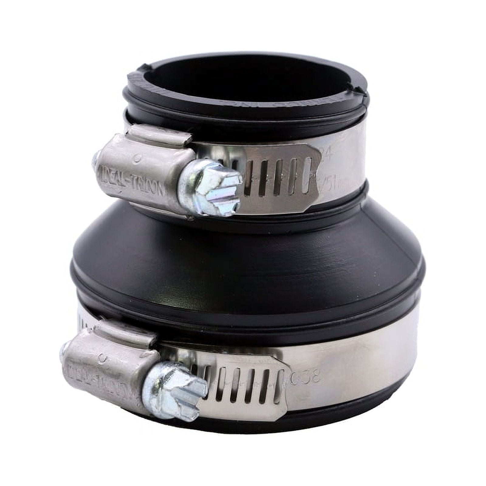 Gray and Silver Flexible Pipe Coupling Connector