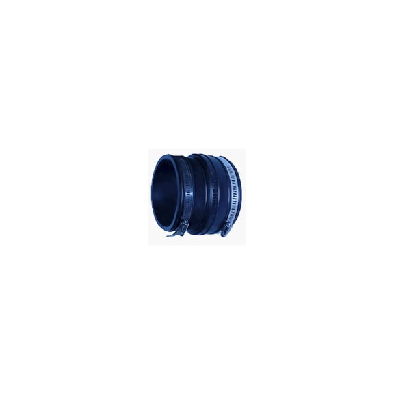 Fernco P1004-66 Rubber Pipe Fitting, Flexible Coupling, 6 x 6 In. - Quantity 1