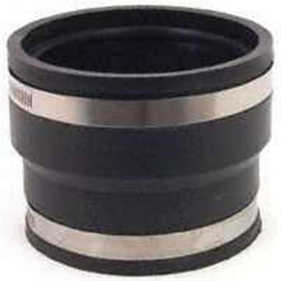 Fernco P1070-44 Flex Coupling for Corrugated - 4 x 4 in.
