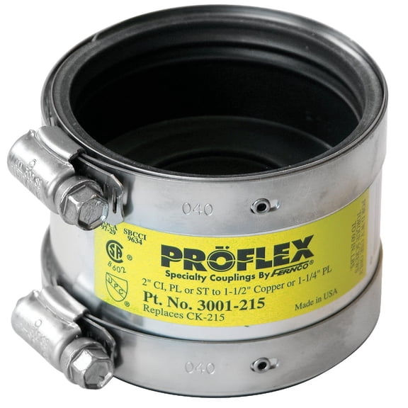 Fernco P3001-150 1.5 in. Shielded Coupling