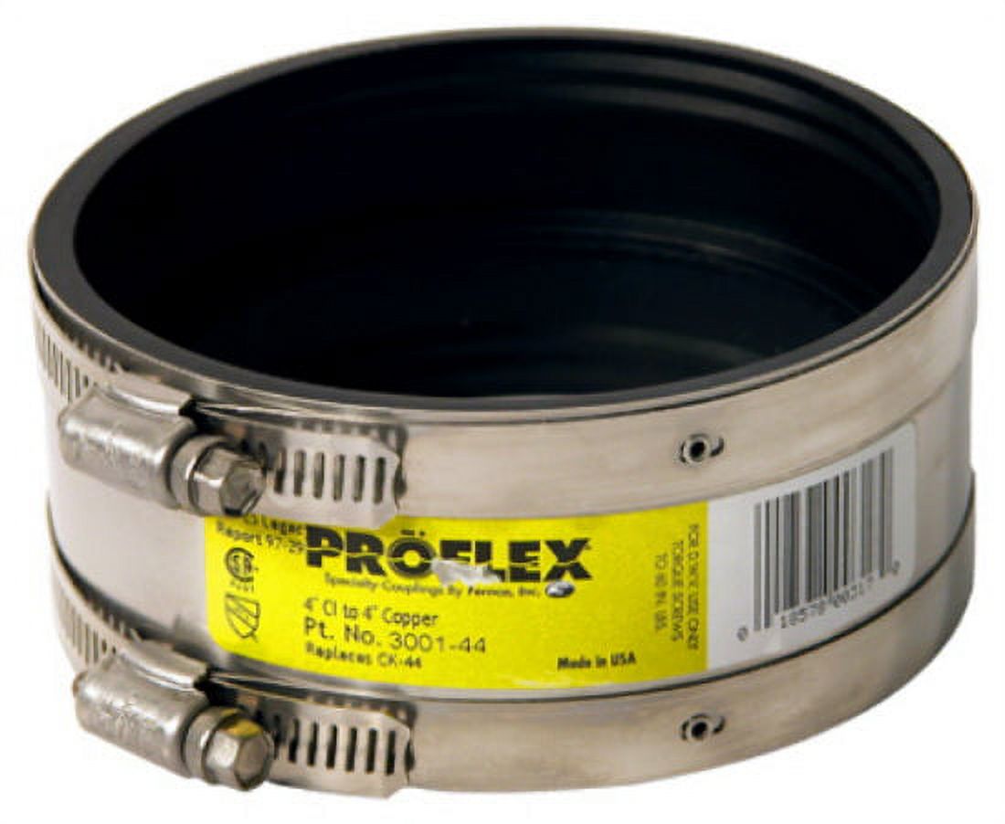 Fernco P3001150 Proflex Shielded Specialty Coupling, 11/2",Each