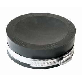 4 Inch PVC Caps for Plumbing and Repairs