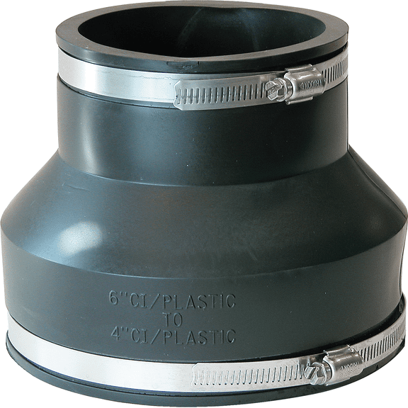Fernco Reducing Flexible Coupling - Single Pack  Residential Use, Standard Application
