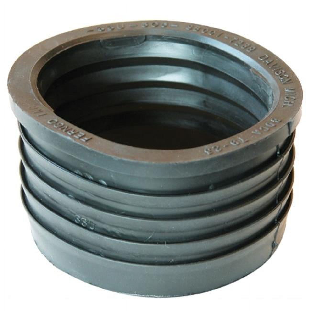 Fernco DWV 3 In. x 3 In. Sewer and Drain PVC Iron Pipe Hub Adapter P33U