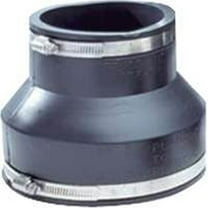 Fernco Schedule 40 4 in. Hub X 1-1/2 in. D Hub PVC Flexible Coupling 1 pk