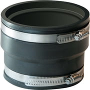 Fernco Schedule 40 4 in. Hub x 4 in. Dia. Hub PVC Flexible Coupling