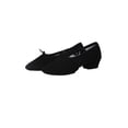 thumbnail image 1 of Ferndule Girls&Boys Light Chunky Heel Dance Shoe Training Wear Resistant Latin Round Toe Jazz Shoes Black-2 3.5Y/4Y, 1 of 7