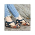 thumbnail image 1 of Ferndule Hollow Closed Toe Sandals for Women Summer Casual Non-Slip Beach Platform Shoes Sandals, 1 of 4
