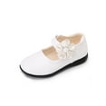 thumbnail image 1 of Ferndule Kids Girls Boys Loafers Flower School Dress Shoes Kids Party Pumps, 1 of 8