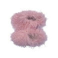 thumbnail image 1 of Ferndule Mens Womens Warm Shoes Fluffy Slipper Socks Plush Lined Booties Slippers Comfort Memory Foam House Shoe Unisex Slip On Lightweight Pink 5-5.5, 1 of 5