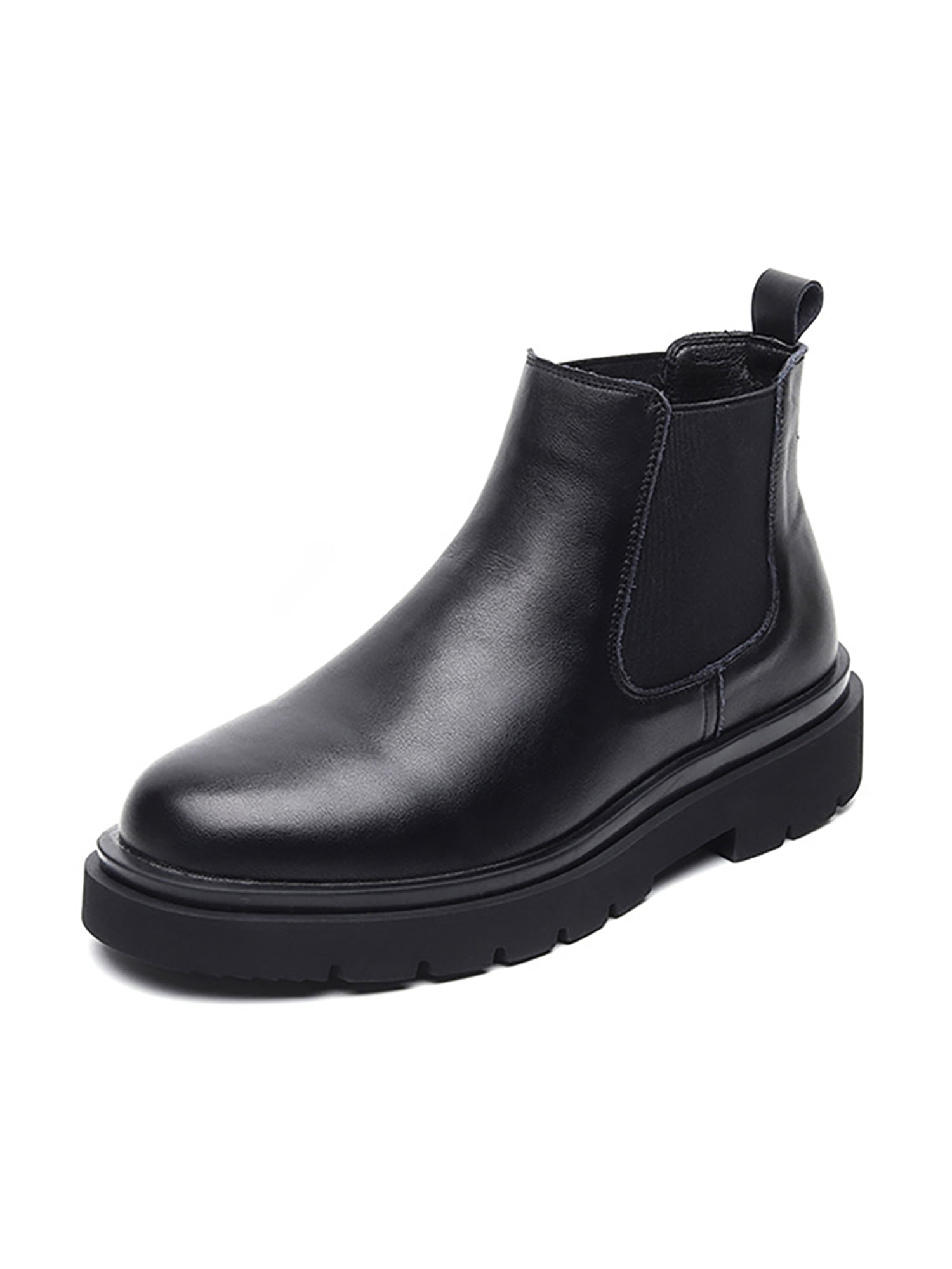 Short black chelsea shop boots