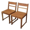 thumbnail image 1 of Fernious Dining Chair on Mango Solid Wood in Natural Finish - 2 Piece Set, 1 of 6