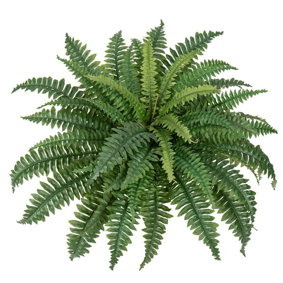 Ferns Artificial Plants Large Fake Ferns 29.5" Dia.Boston Fern Fake Plants Potted Hanging Shrubs for Home Garden Porch Farmhouse Decor