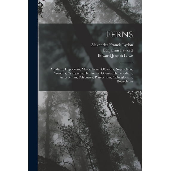 Ferns: Aspidium, Hypoderris, Mesochlaena, Oleandra, Nephrolepis, Woodsia, Cystopteris, Hemionitis, Olfersia, Hymenodium, Acrostichum, Polybotrya, Platycerium, Ophioglossum, Botrychium (Paperback)