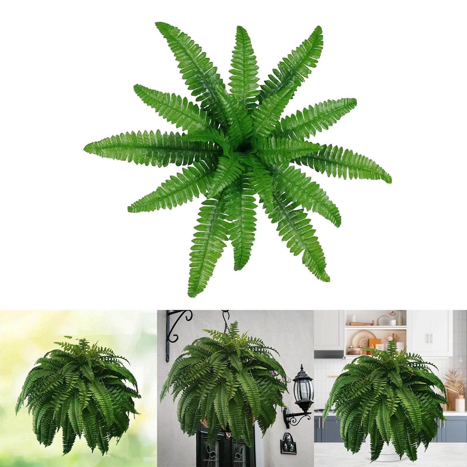 Ferns Bush Large for Outdoors Home Decor, Large Hanging for PlantIndoor ...