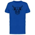 thumbnail image 1 of Ferocious Bull Outline T-Shirt Men -Image by Shutterstock, Male Small, 1 of 2