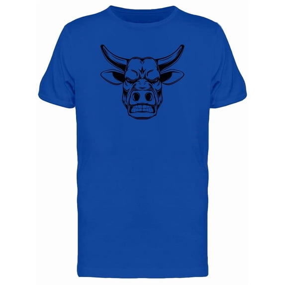 Ferocious Bull Outline Tee Men's -Image by Shutterstock