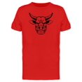 thumbnail image 1 of Ferocious Bull Outline T-Shirt Men -Image by Shutterstock, Male x-Large, 1 of 2