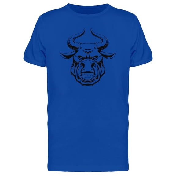 Ferocious Bull Transparent T-Shirt Men -Image by Shutterstock, Male Small