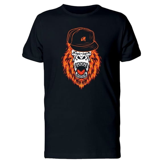 Ferocious Gorila In A Cap Tee Men's -Image by Shutterstock