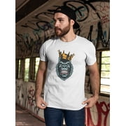 Ferocious Gorilla With Crown T-Shirt Men -Image by Shutterstock, Male Medium