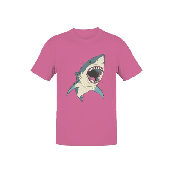 Ferocious Great White Attack Men's T-shirt