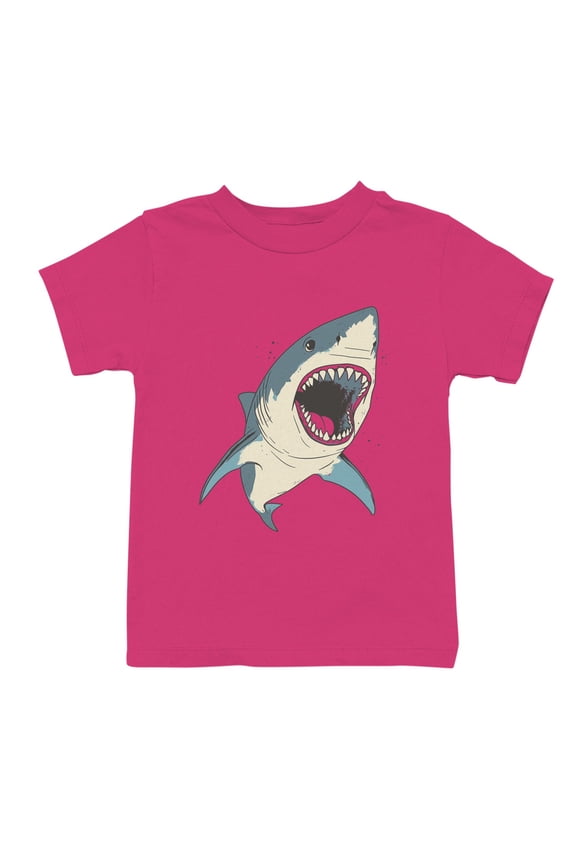 Ferocious Great White Attack Youth's T-shirt