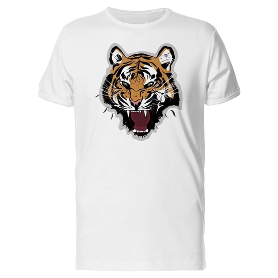 Ferocious Tiger Head Tee Men's -Image by Shutterstock