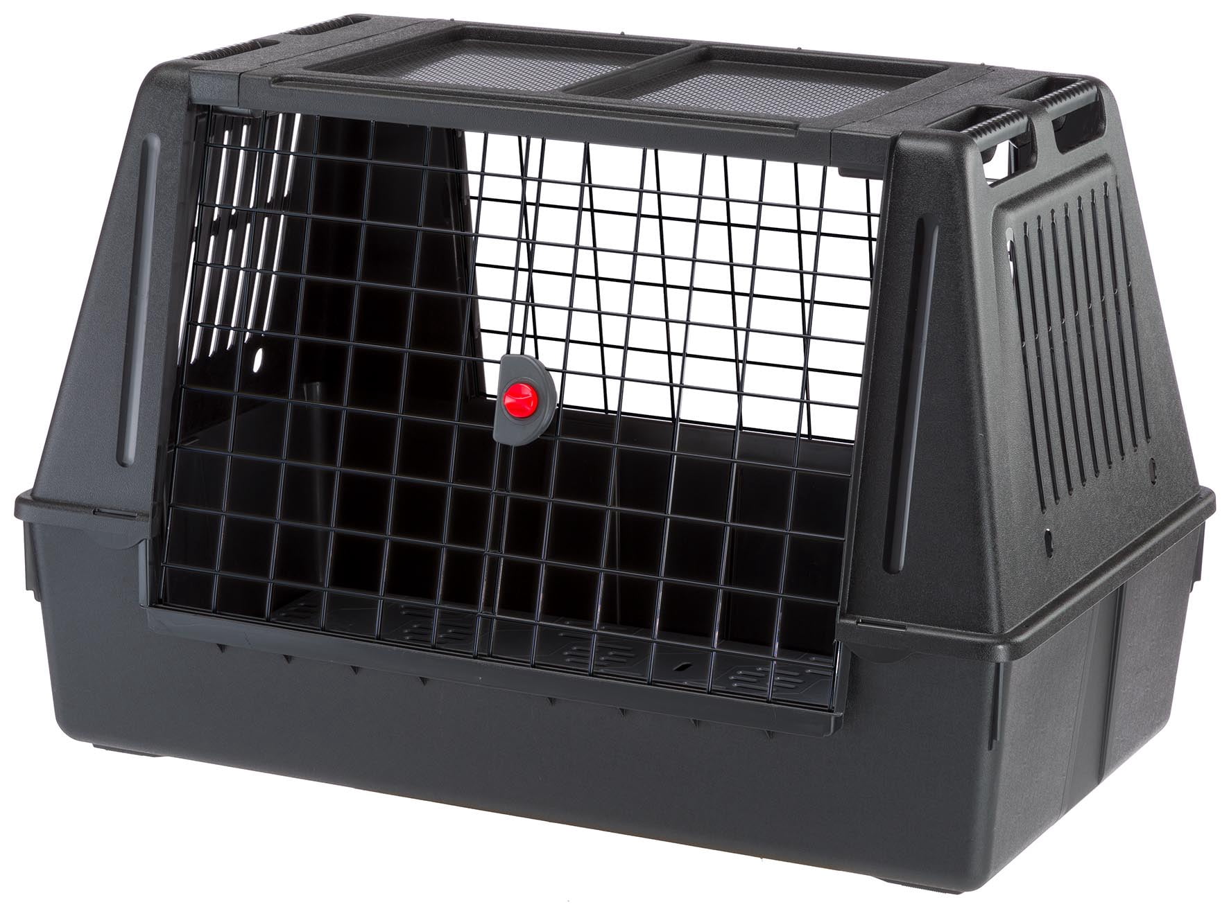 Ferplast Atlas Scenic Pet Kennel, Medium Dog, for SUV & Hatchback, Black