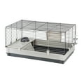 thumbnail image 1 of Ferplast Krolik Rabbit Cage | 39.4L x 23.6W x 19.7H Inches | Gray & Black, 1 of 6