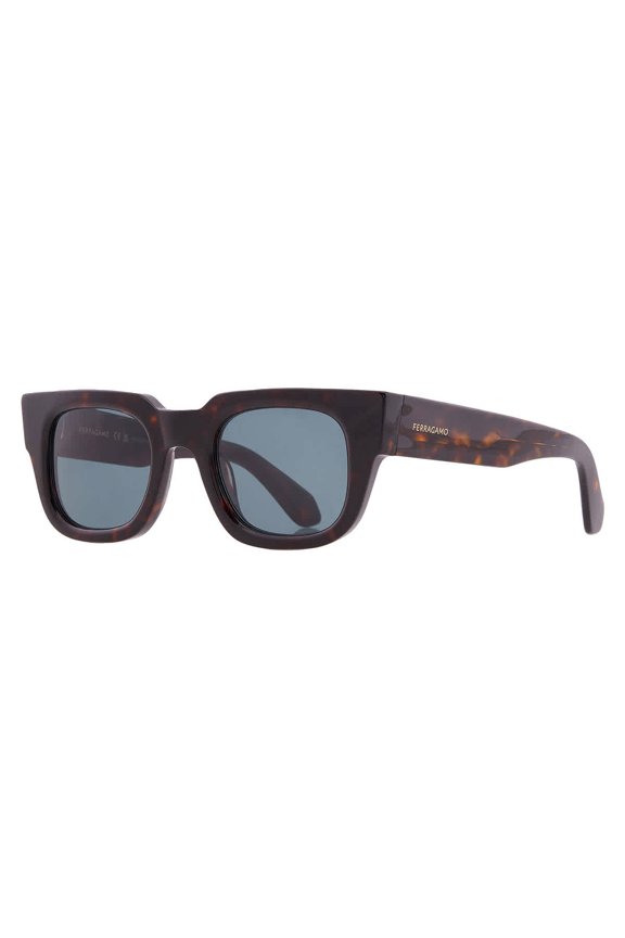 Blue Rectangular Men's Sunglasses SF2106S 242 49