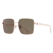 Ferragamo Green Square Ladies Sunglasses SF330S 752 57