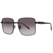 Salvatore Ferragamo SF330S 002 57mm Square Sunglasses Women's Matte Black
