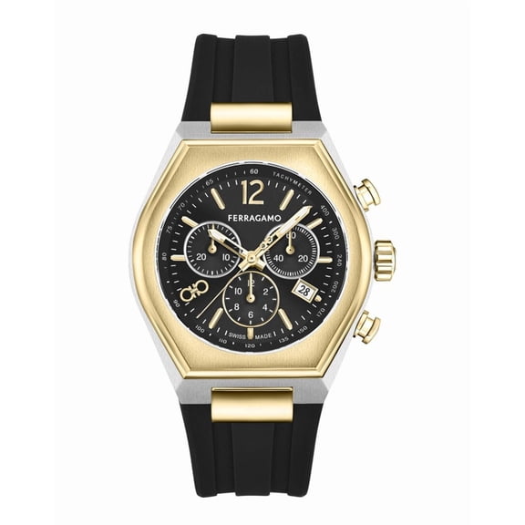 Ferragamo Men's Tonneau Chrono Watch