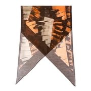 Ferragamo Silk-Blend Scarf, Brown