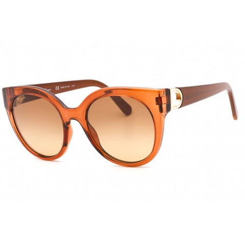 Ferragamo Women's SF1031S 53mm Sunglasses, Brown