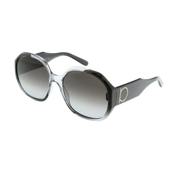 Salvatore Ferragamo SF 943S Plastic Womens Butterfly Sunglasses Black 60mm Adult