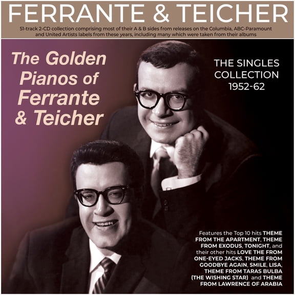 Ferrante & Teicher - The Golden Pianos Of Ferrante & Teicher: The Singles Collection 1952-62 - Music & Performance - CD