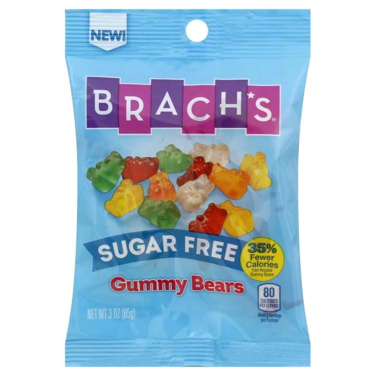  Brach's Sugar Free Gummy Bears, 3 Ounce, Pack of 12