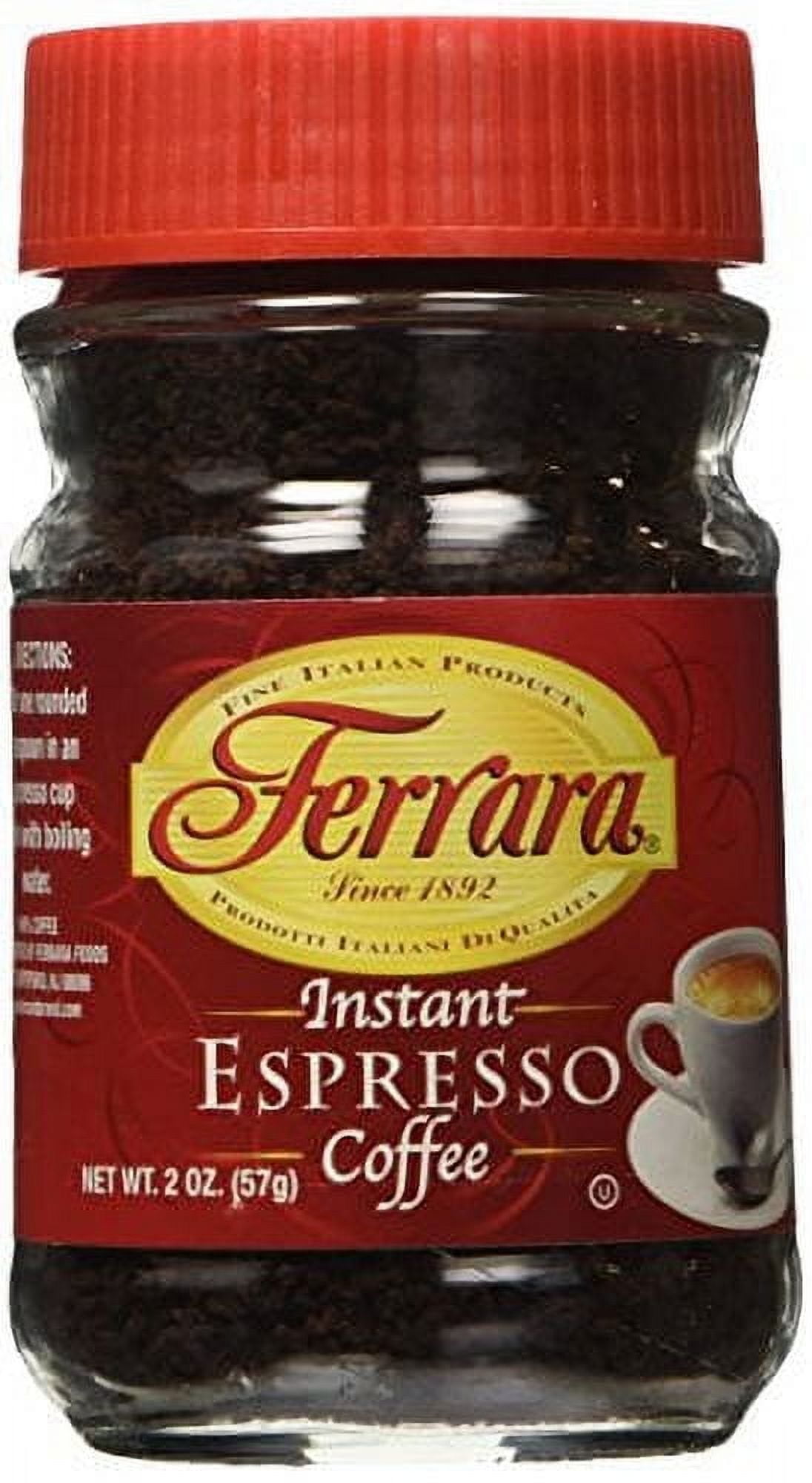 Ferrara Espresso Instant Coffee 2 oz set of 2