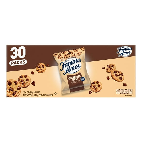 Ferrara Famous Amos Wonders From the World Belgian Chocolate Cookies 1 oz. 30/Carton (FER06100)